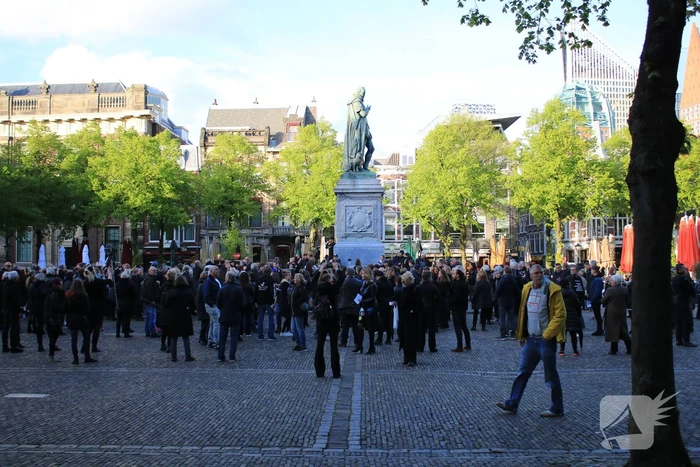 Demonstratie tegen testsamenleving