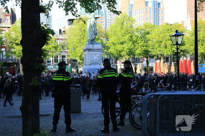 Demonstratie tegen testsamenleving