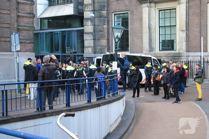 Demonstratie tegen testsamenleving
