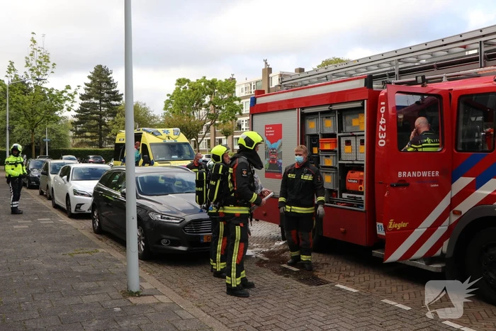Persoon behandeld na brand in woning