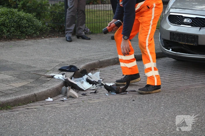 Scooterrijder vlucht na ongeval