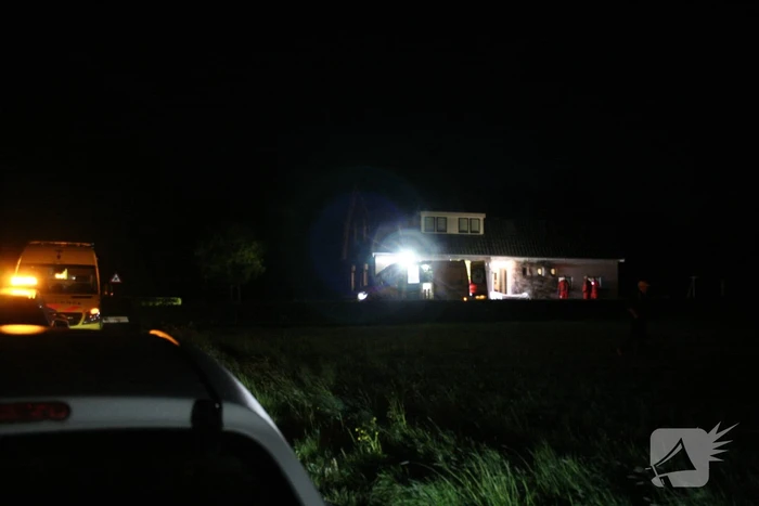 Traumahelikopter landt voor incident