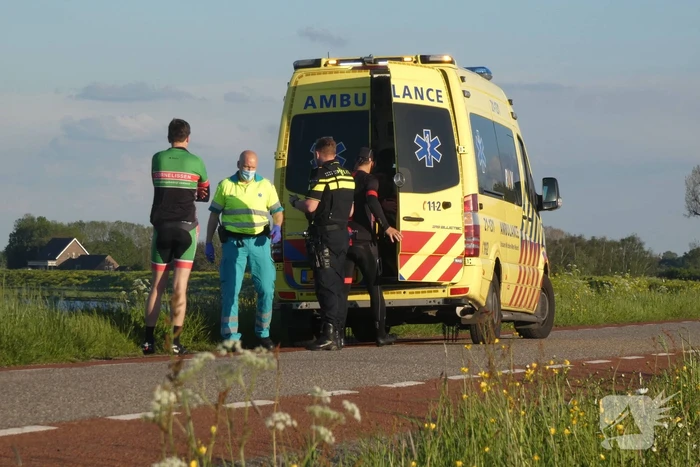 Wielrenner gewond bij aanrijding