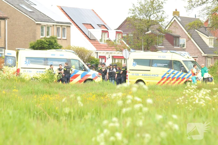 Politie-achtervolging na schietpartij