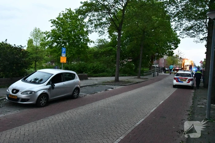 Fietser gewond bij botsing met auto