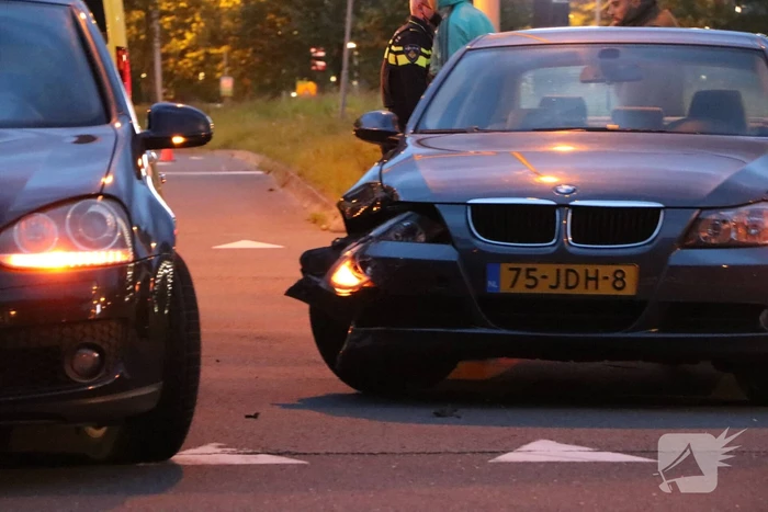 Schade bij ongeval op kruising