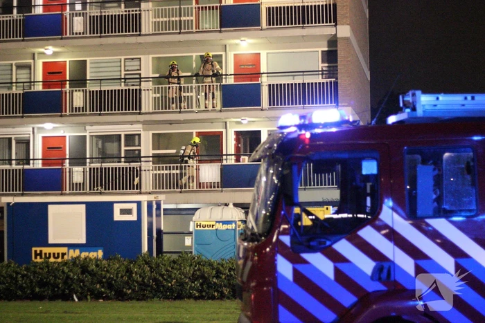 Veel rook bij brand in kelderbox