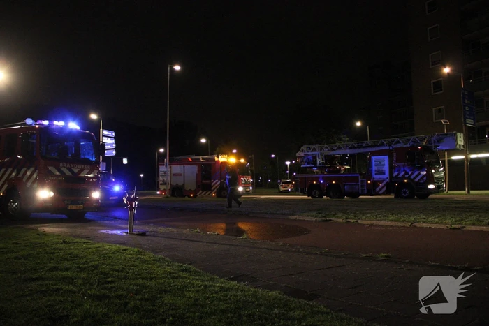 Veel rook bij brand in kelderbox
