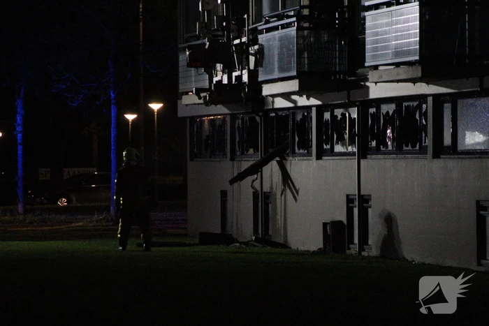 Veel rook bij brand in kelderbox