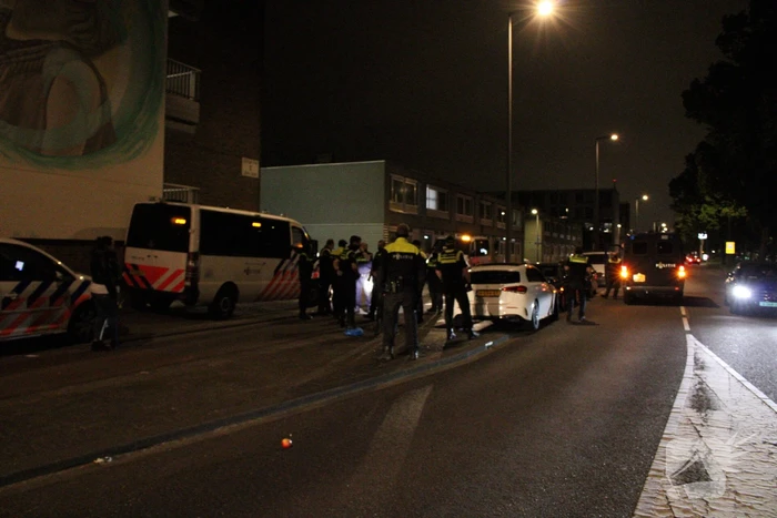 Schoten gelost na ruzie op straat