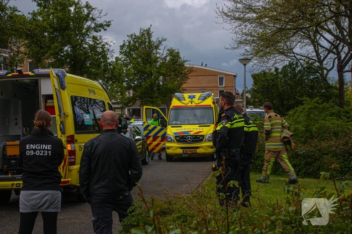 Traumahelikopter voor incident in woning