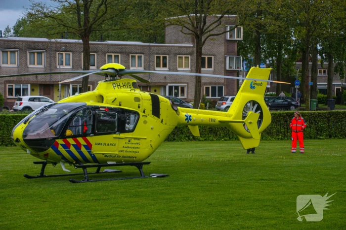 Traumahelikopter voor incident in woning