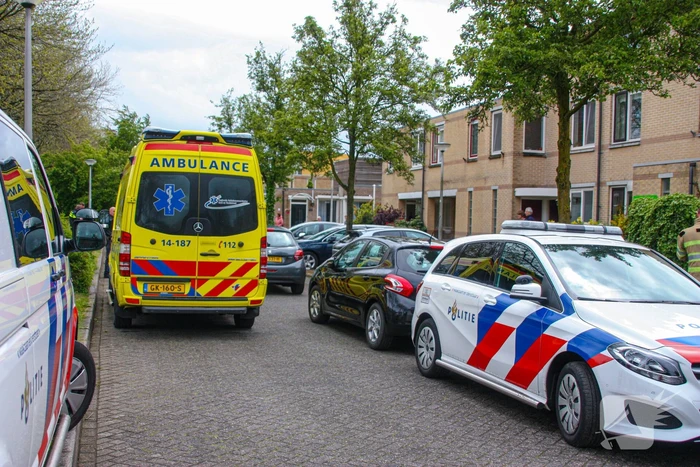 Traumahelikopter voor incident in woning