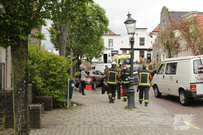 Ravage door ongeval met personenauto