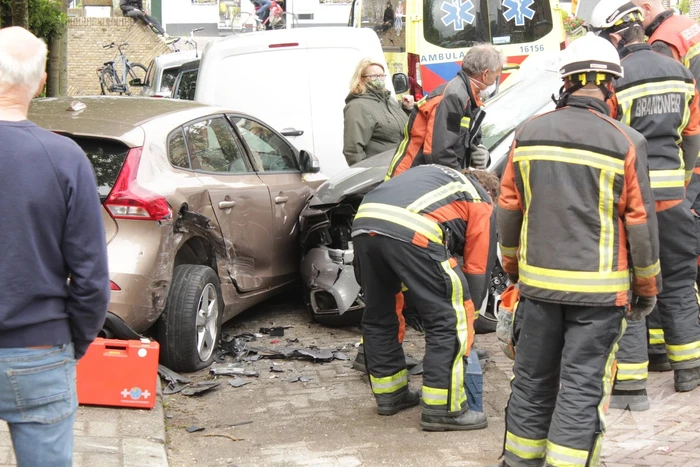 Ravage door ongeval met personenauto