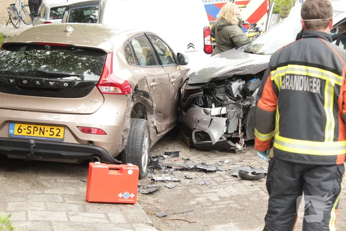 Ravage door ongeval met personenauto