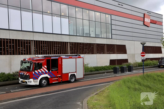 Ongeval in parkeergarage DekaMarkt