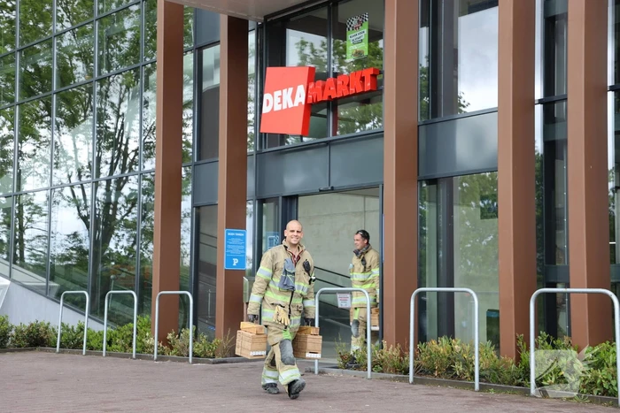Ongeval in parkeergarage DekaMarkt