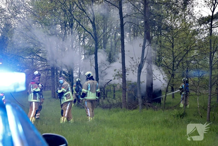 Brand in bunker op militaire vliegbasis