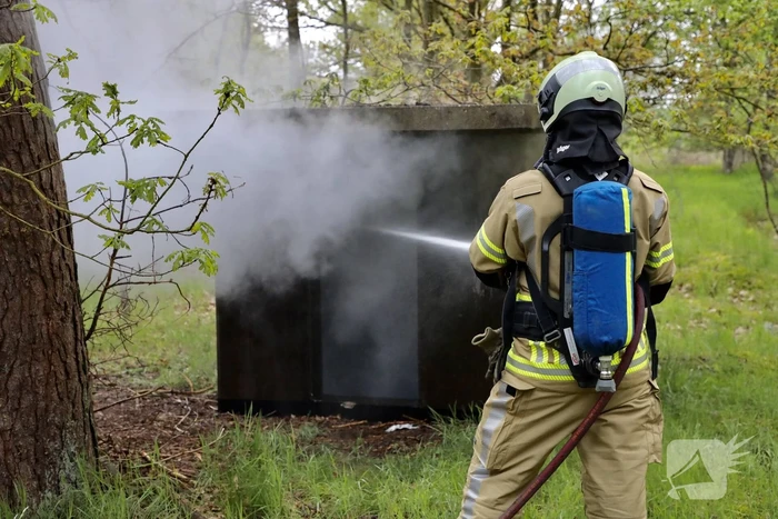 Brand in bunker op militaire vliegbasis