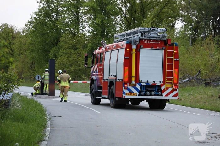 Brand in bunker op militaire vliegbasis