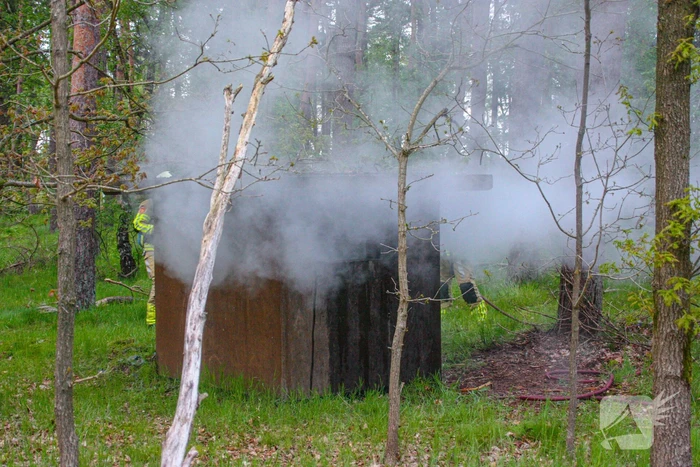 Brand in bunker op militaire vliegbasis