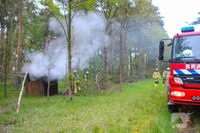Brand in bunker op militaire vliegbasis