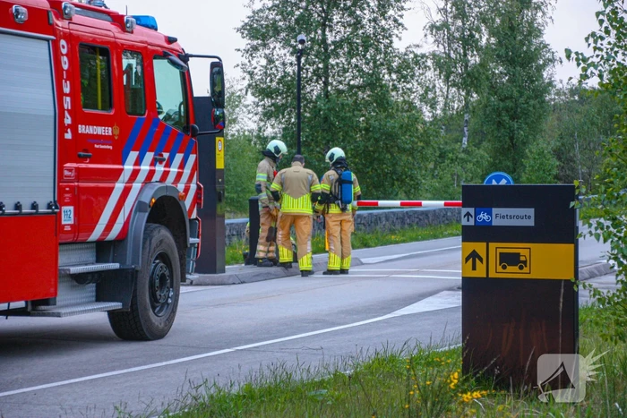 Brand in bunker op militaire vliegbasis
