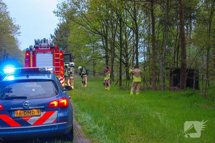 Brand in bunker op militaire vliegbasis