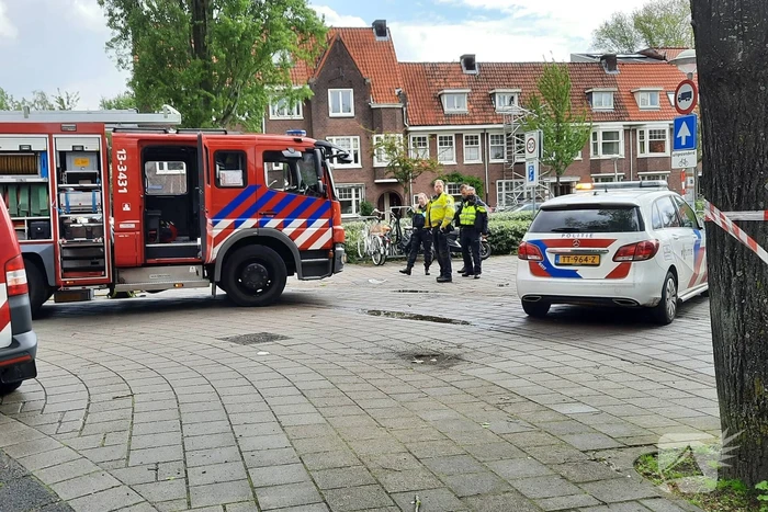 Persoon bekneld na eenzijdig ongeval