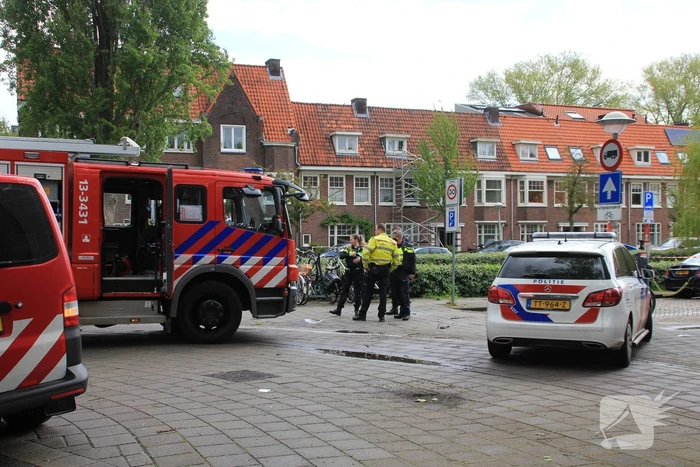 Persoon bekneld na eenzijdig ongeval
