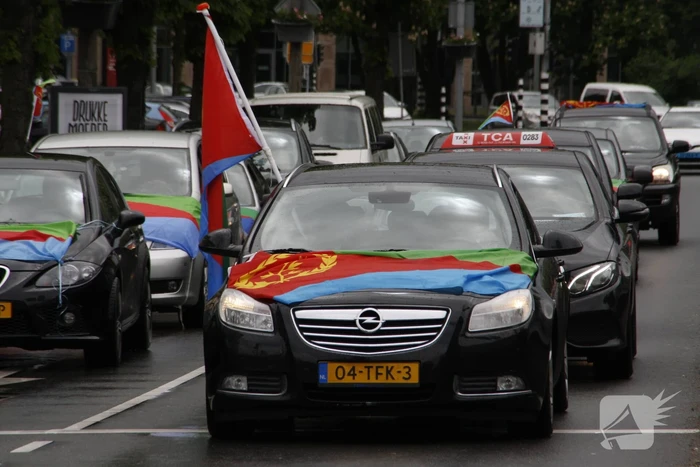 Eritreastoet trekt door stad