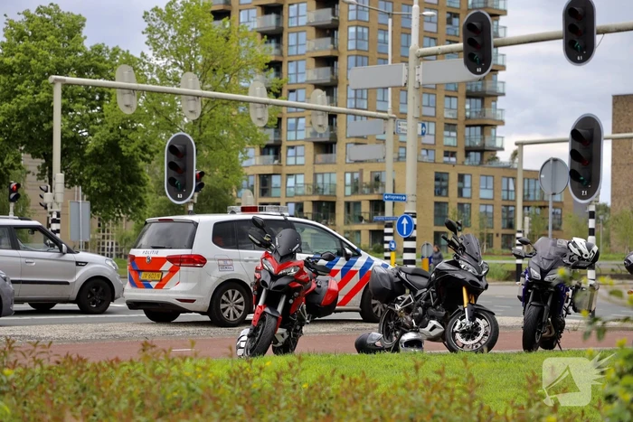 Motorrijder gewond na ongeval