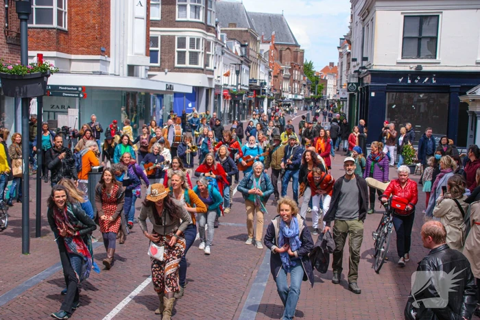 Stad verrast met flashmob