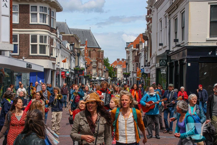Stad verrast met flashmob