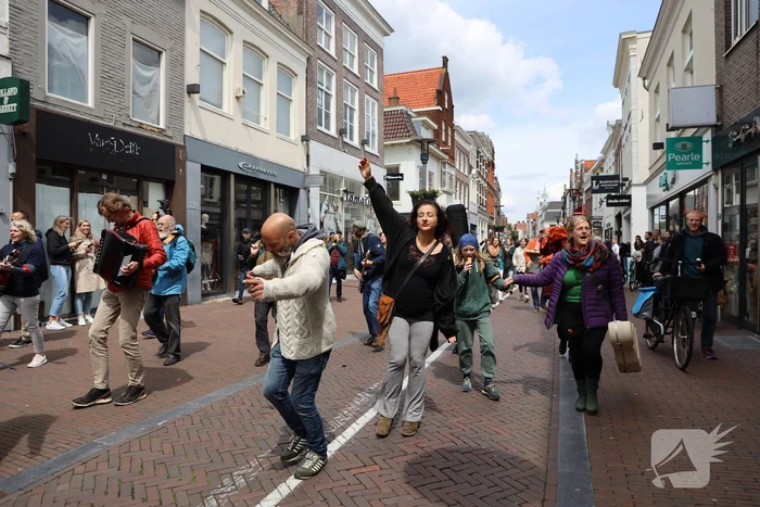Stad verrast met flashmob