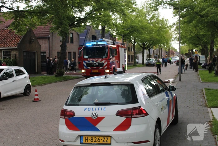 Flinke brand in schuur van woning