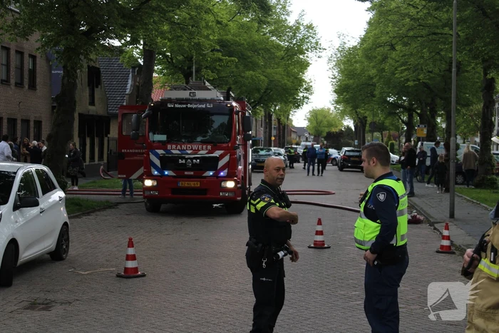Flinke brand in schuur van woning