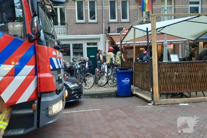 Onderzoek naar mogelijke brand in winkel