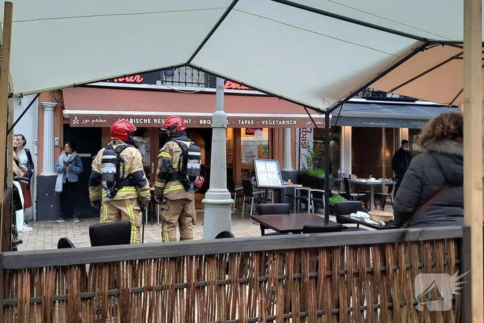 Onderzoek naar mogelijke brand in winkel