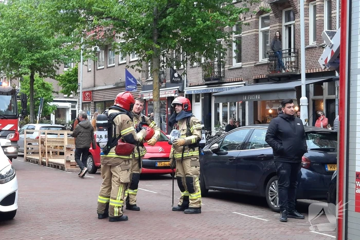 Onderzoek naar mogelijke brand in winkel