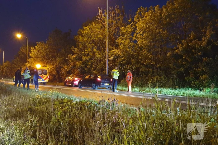 Ongeval tussen twee voertuigen