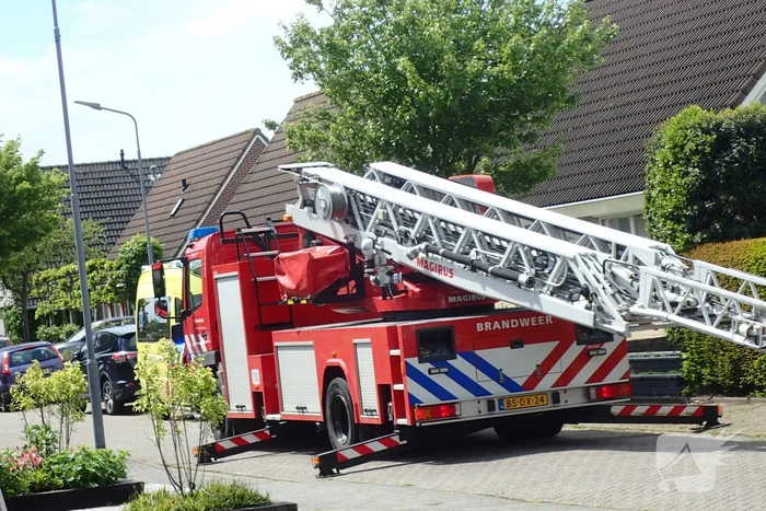 Traumahelikopter landt voor incident in woning