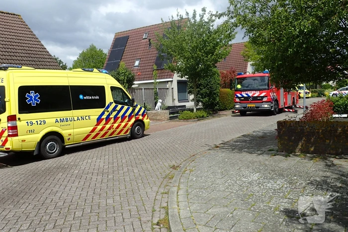 Traumahelikopter landt voor incident in woning