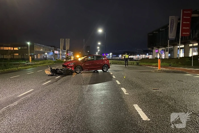 Twee gewonden bij ongeval met scooter