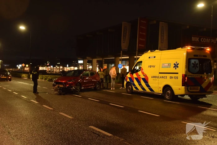 Twee gewonden bij ongeval met scooter