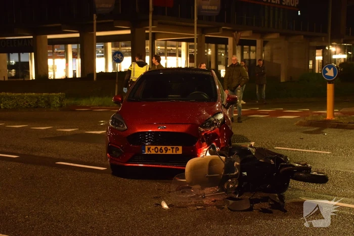 Twee gewonden bij ongeval met scooter