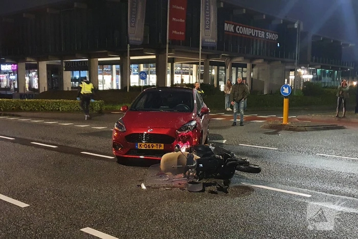 Twee gewonden bij ongeval met scooter