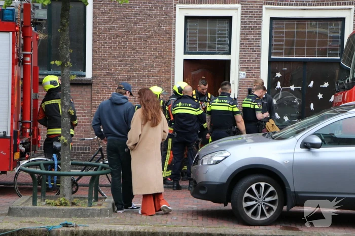 Brand op dak van woning