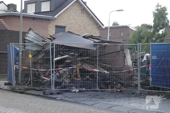 Ravage dag na brand goed zichtbaar
